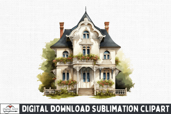 Download Vintage House PNG Clipart - Vintage Collection