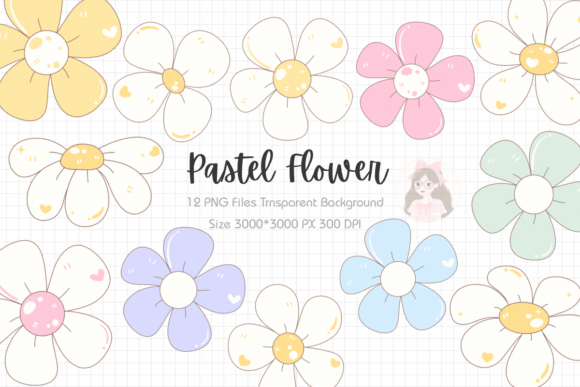 Download Spring Pastel Flower Clipart PNG - Png Collection