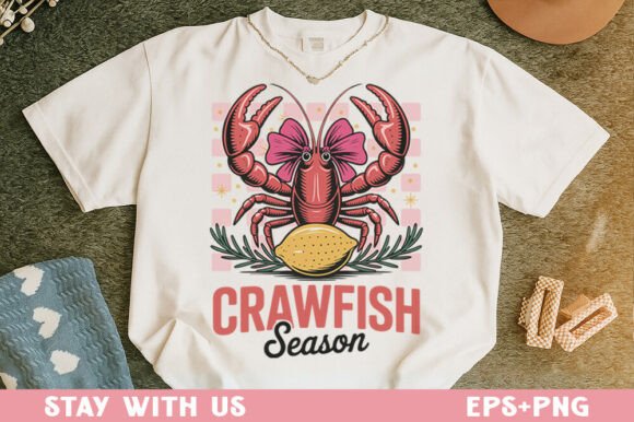 Download Crawfish Season, Vintage Design PNG. - Vintage Collection