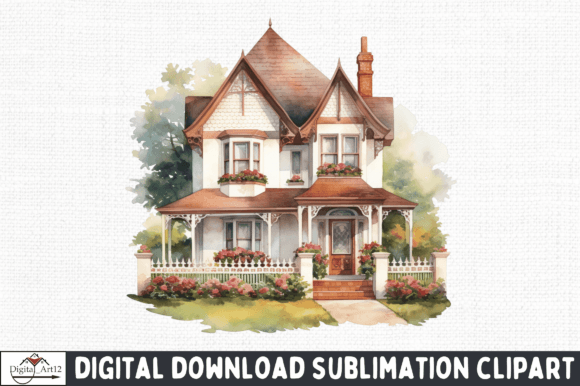 Download Vintage House PNG Clipart - Vintage Collection
