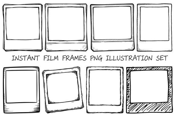 Download Instant Film Frames PNG Clipart Bundle - Png Collection