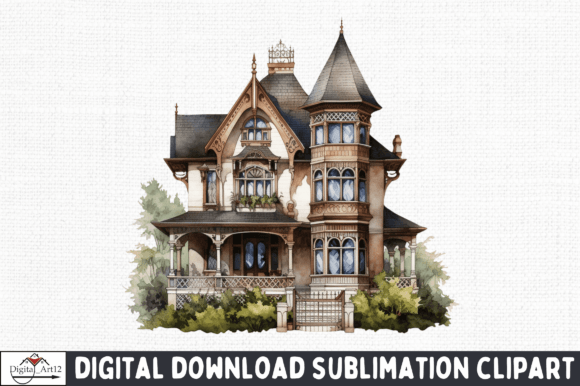 Download Vintage House PNG Clipart - Vintage Collection