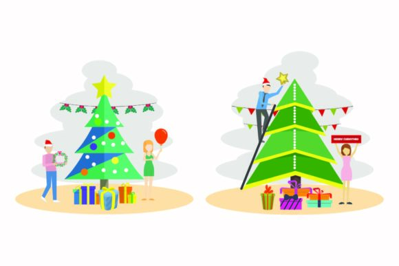 Download Christmas Vintage Holiday Illustrations - Vintage Collection