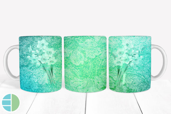 Download Mug Sublimation Vintage Flower Designs - Vintage Collection