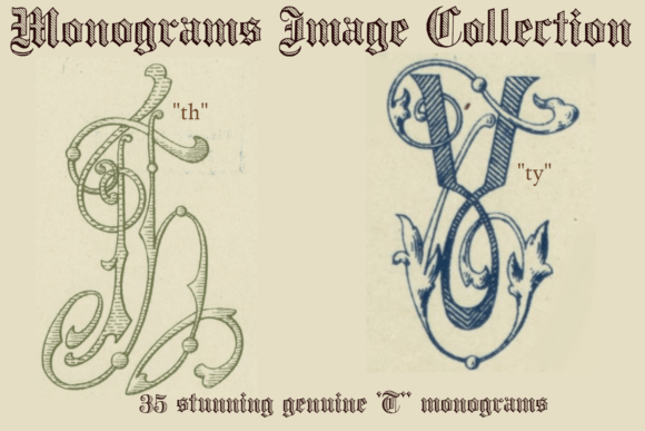 Download Monocracy Vintage Monograms - Vintage Collection