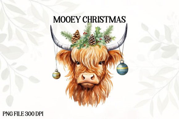 Download Vintage Christmas Farm Cow Sublimation - Vintage Collection