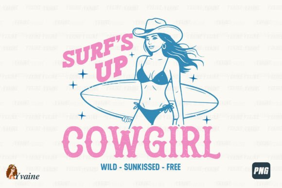 Download Western Summer PNG - Surf's Up Cowgirl - Png Collection