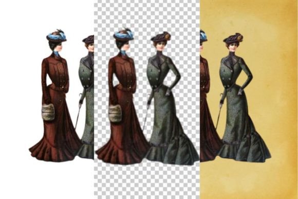 Download Vintage French Fashion Wall Art Print - Vintage Collection