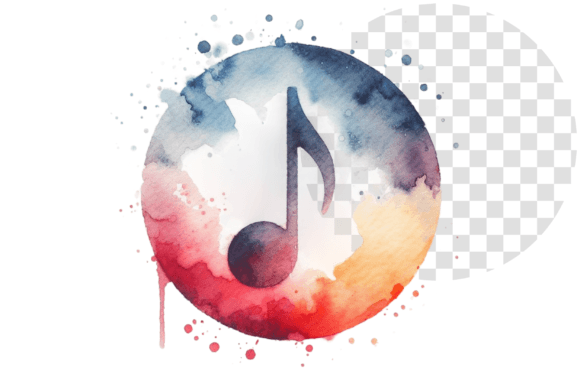 Download HarmonyNote Watercolor Art Musical - Premium Bundle
