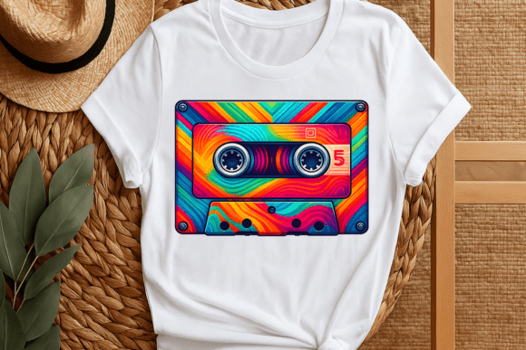 Download Vintage Retro Cassette Sublimation Png - Vintage Collection