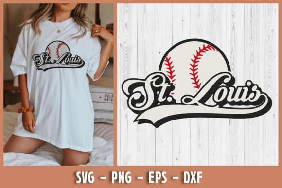 Download St. Louis Baseball, Retro Vintage Design - Vintage Collection