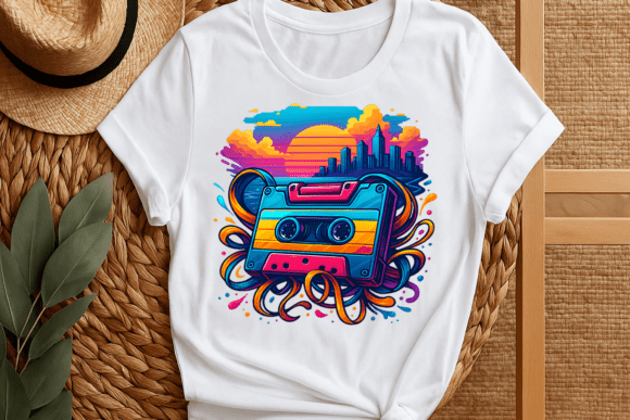 Download Vintage Retro Cassette Sublimation Png - Vintage Collection