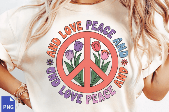 Download Retro Hippie PNG Design,Hippie T-shirt - Png Collection