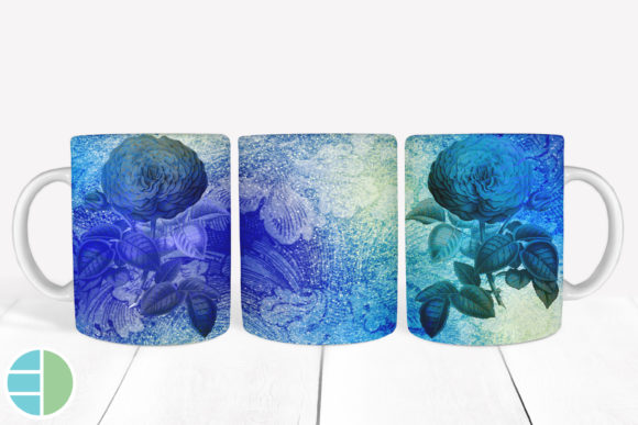 Download Mug Sublimation Vintage Flower Designs - Vintage Collection