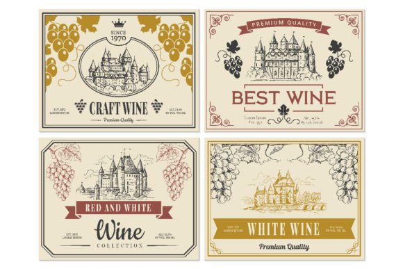 Download Wine Labels. Vintage Images - Vintage Collection