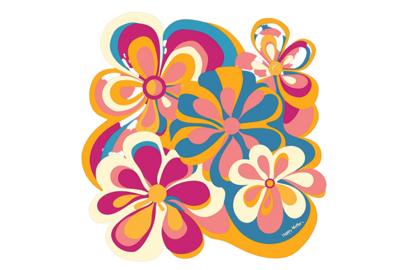 Download Hippie Flower Power Background Png - Png Collection