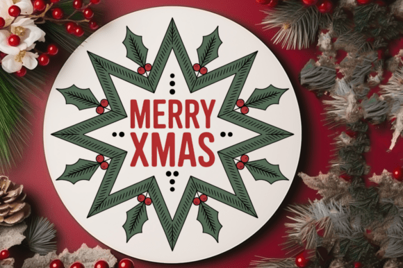Download Old Fashioned Christmas Stamp PNG Design - Png Collection