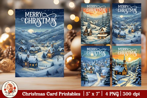 Download Vintage Christmas Card Printables - Vintage Collection