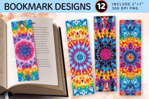 Download Tie Dye Kaleidoscope Vibrant PNG Bookmar - Png Collection