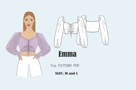 Download Vintage Style Pdf Digital Sewing Top - Vintage Collection
