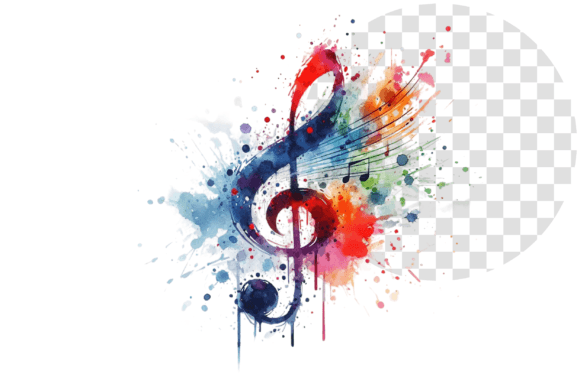 Download HarmonyNote Watercolor Art Musical - Premium Resources